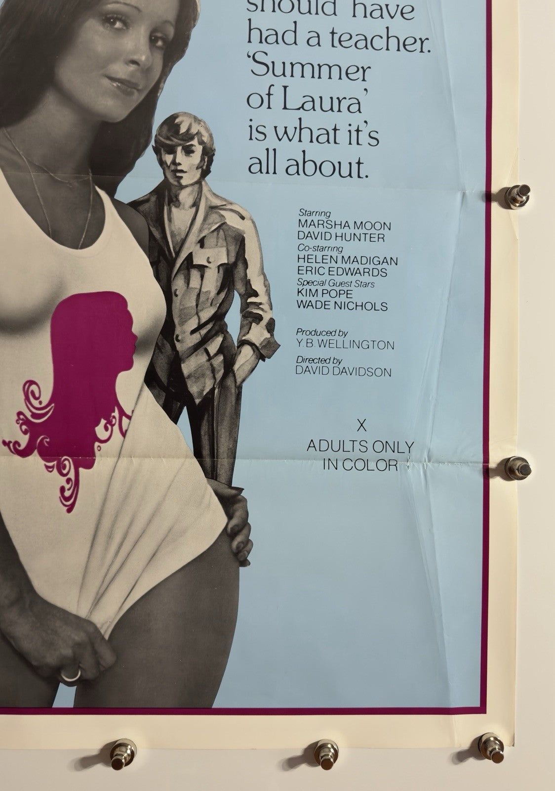 Summer of Laura - Original Movie Poster - 1976 - Rolled SS