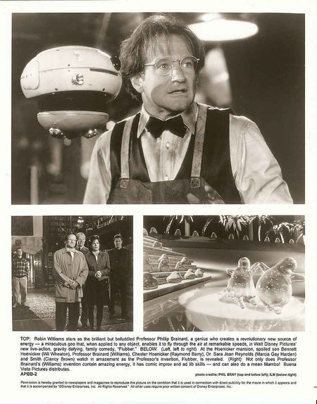 FLUBBER 1997 Original Press Photo 8x10 Robin Williams - Joe's Geek VLT
