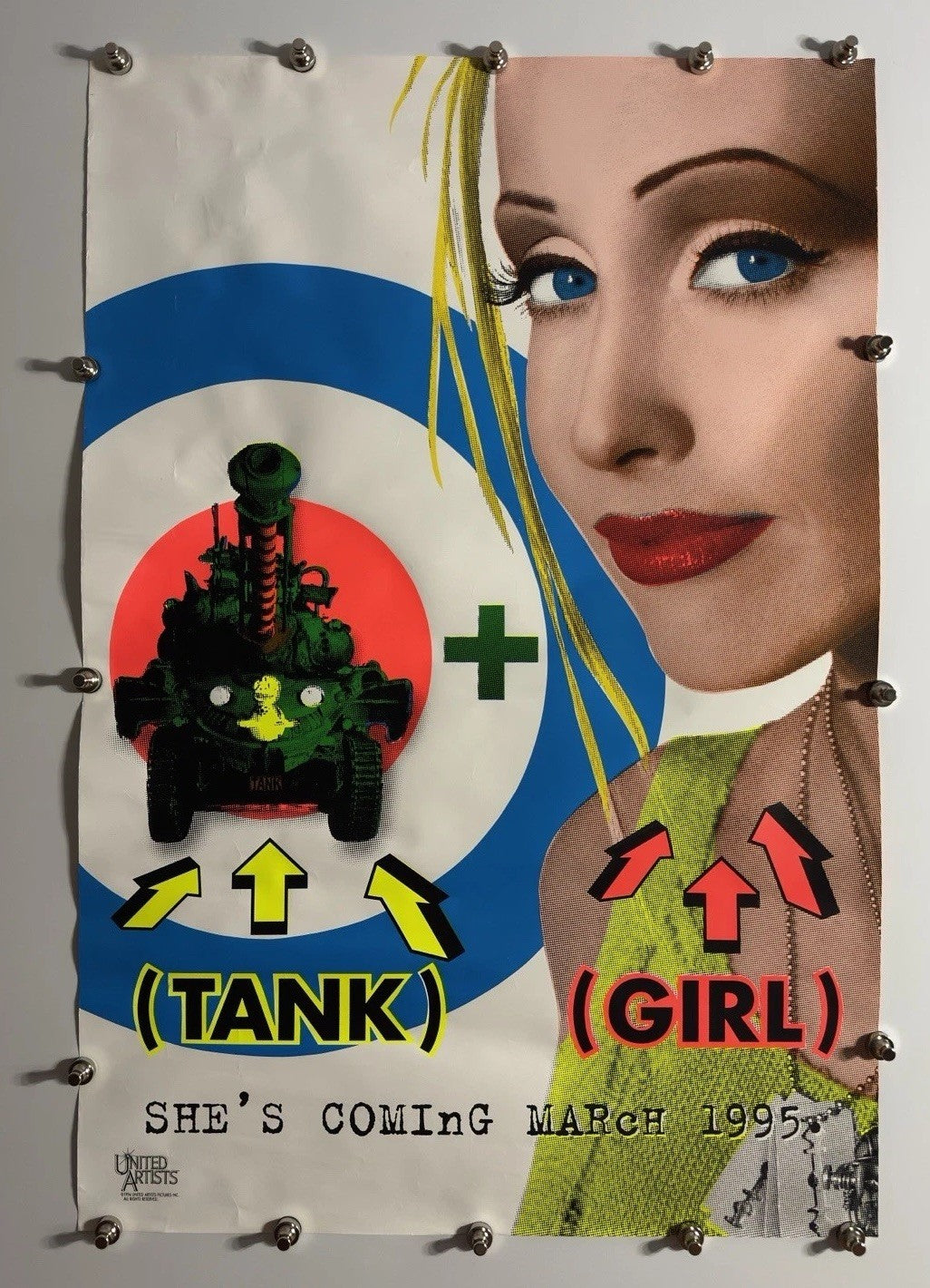 Tank Girl - Original Movie Poster - 1995 - Rolled DS