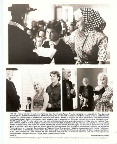 HOLY MATRIMONY 1994 Original Movie Still 8x10 HMBB-2 Patricia Arquette Tate Donovan