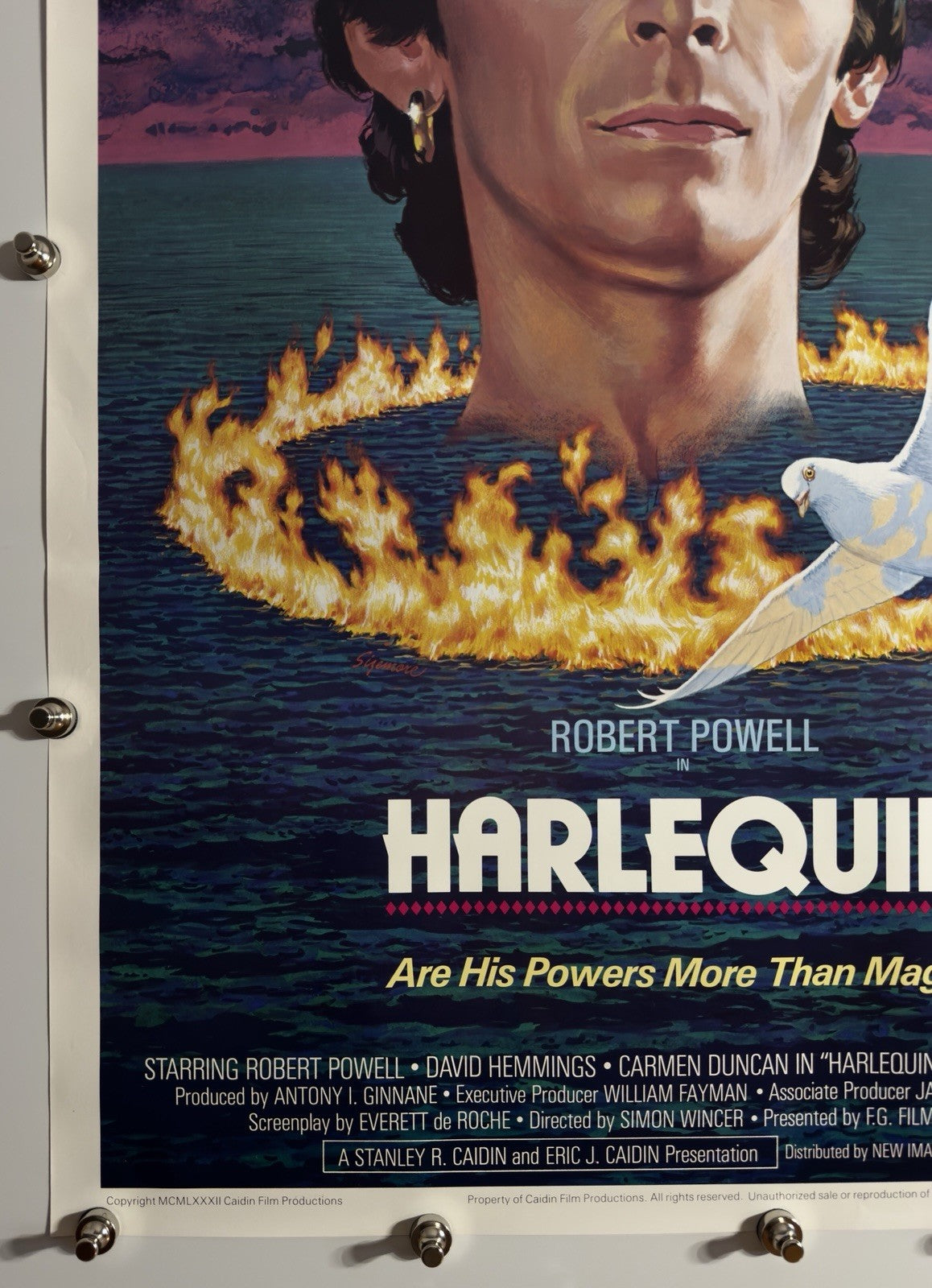 Harlequin - Original Movie Poster - 1980 - Rolled SS