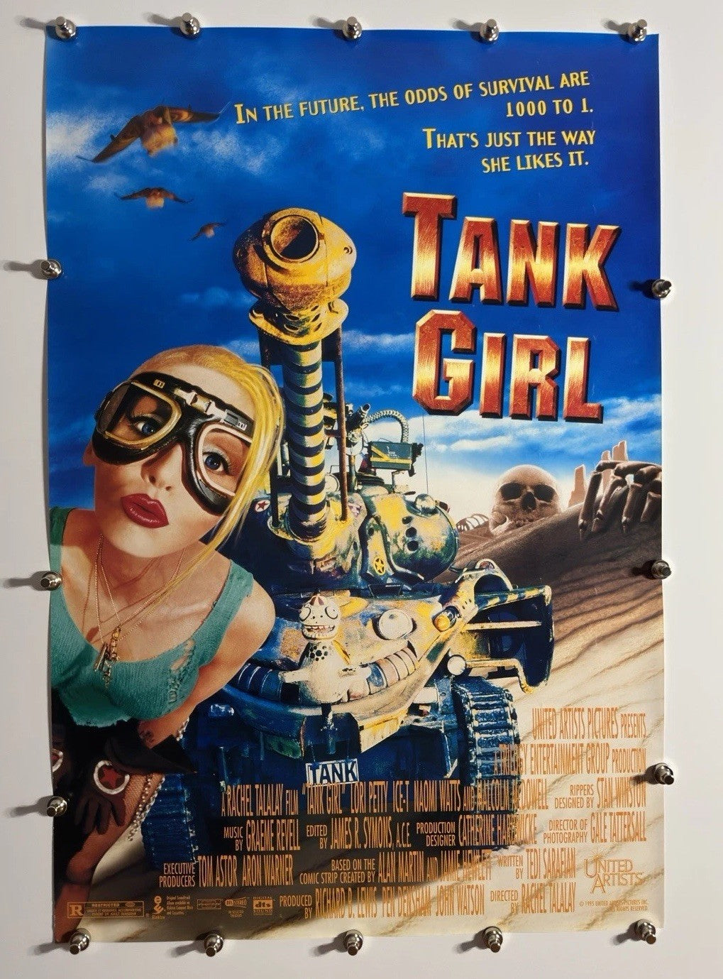 Tank Girl - Original Movie Poster - 1995 - Rolled SS