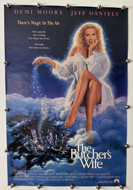 THE BUTCHER'S WIFE 1991 Original Movie Poster 27x40 DS Rolled Demi Moore - Joe's Geek VLT