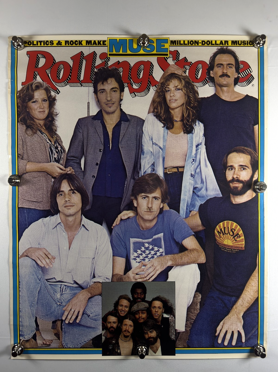 Rolling Stone MUSE (1977) - Original Magazine Promo Poster - RARE - Rolled SS