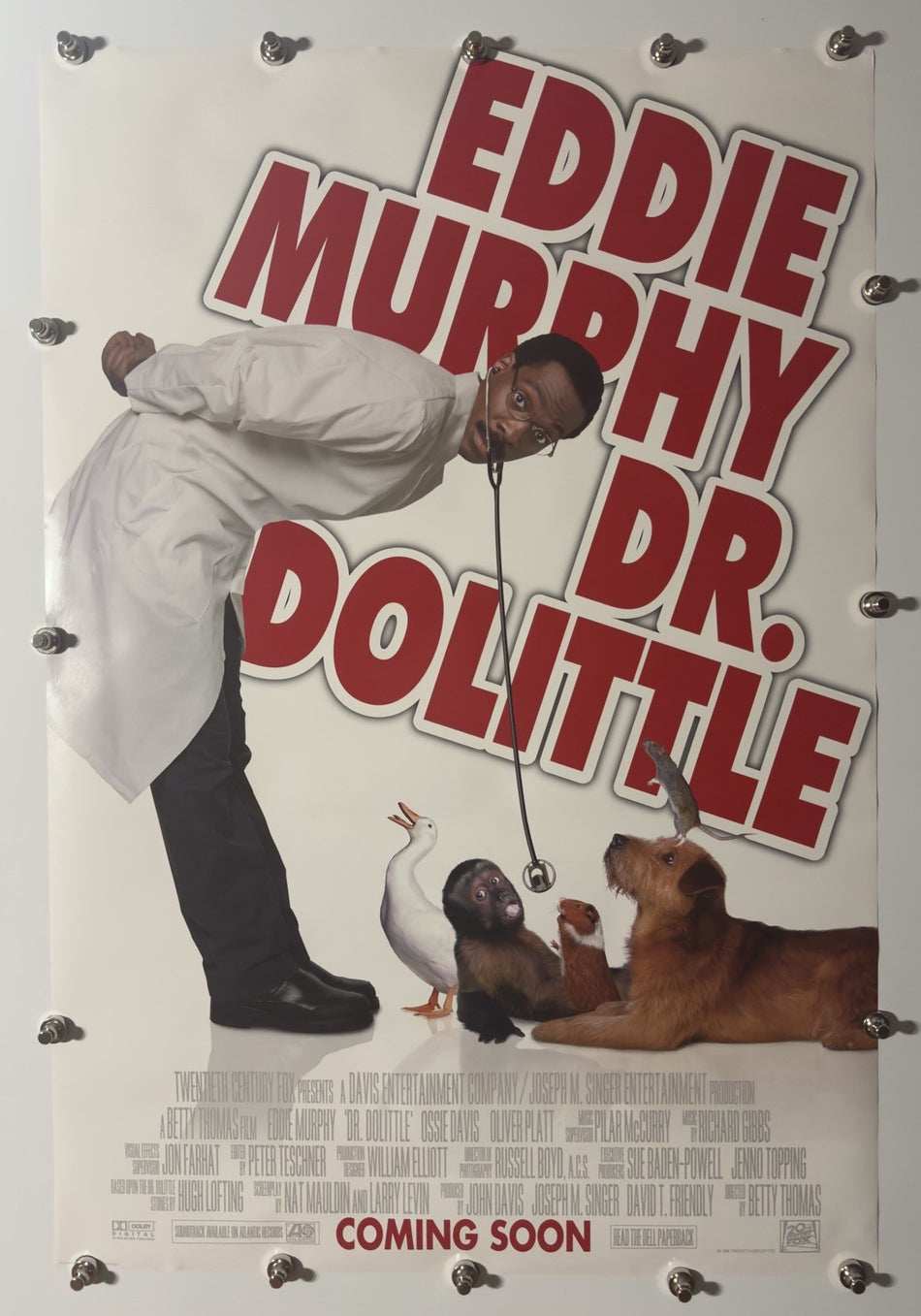 DR. DOLITTLE 2 2001 Original Movie Poster 27x40 DS Rolled Style B Eddie Murphy - Joe's Geek VLT