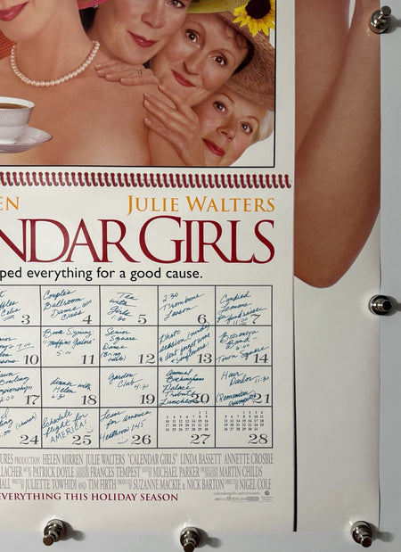 CALENDAR GIRLS 2003 Original Movie Poster 27x40 DS Rolled Helen Mirren - Joe's Geek VLT