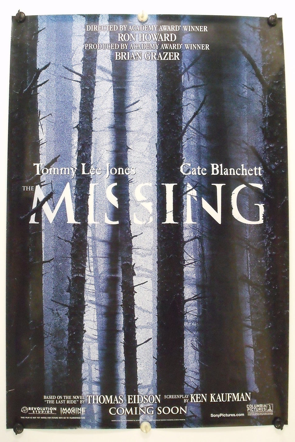 THE MISSING 2003 Original Movie Poster 27x40 DS Rolled Style A Tommy Lee Jones