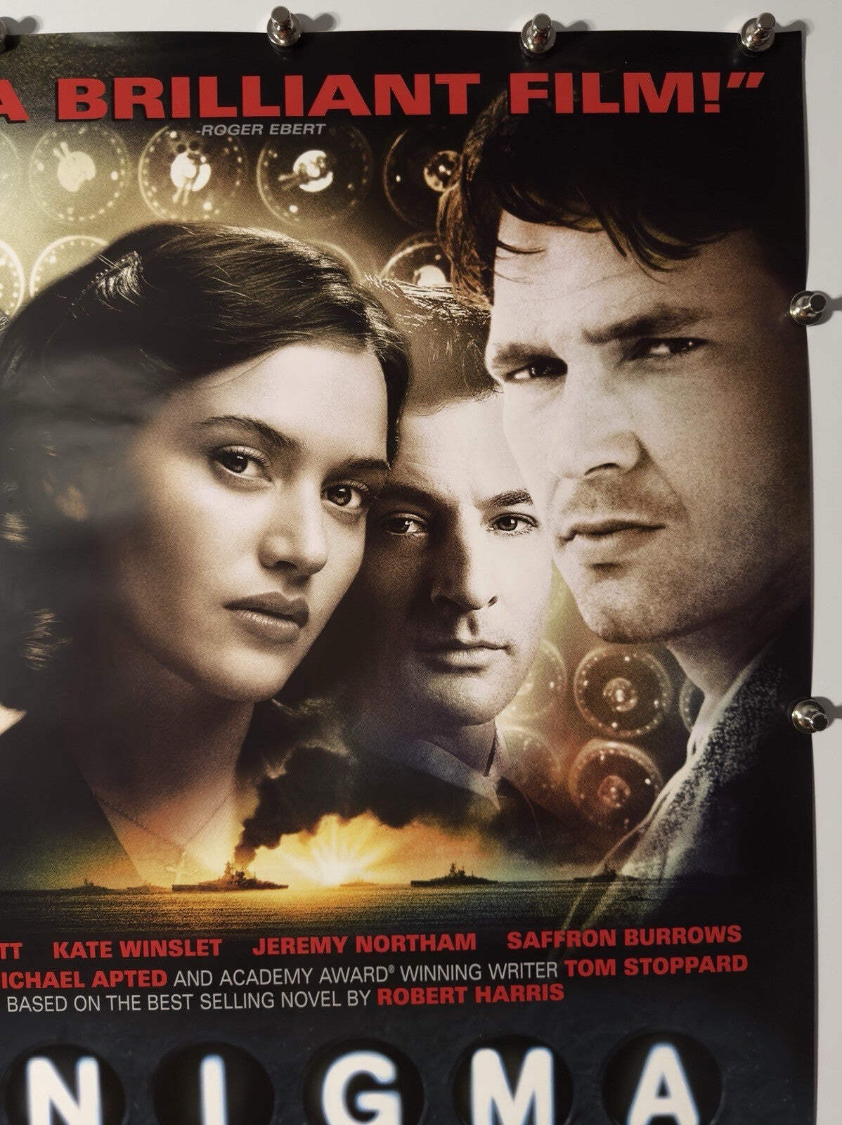 Enigma - Original Movie Poster - 2001 - Rolled DS