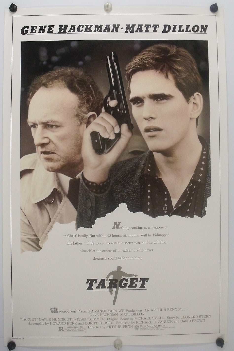 TARGET 1985 Original Movie Poster 27x40 SS Rolled Matt Dillon - Joe's Geek VLT