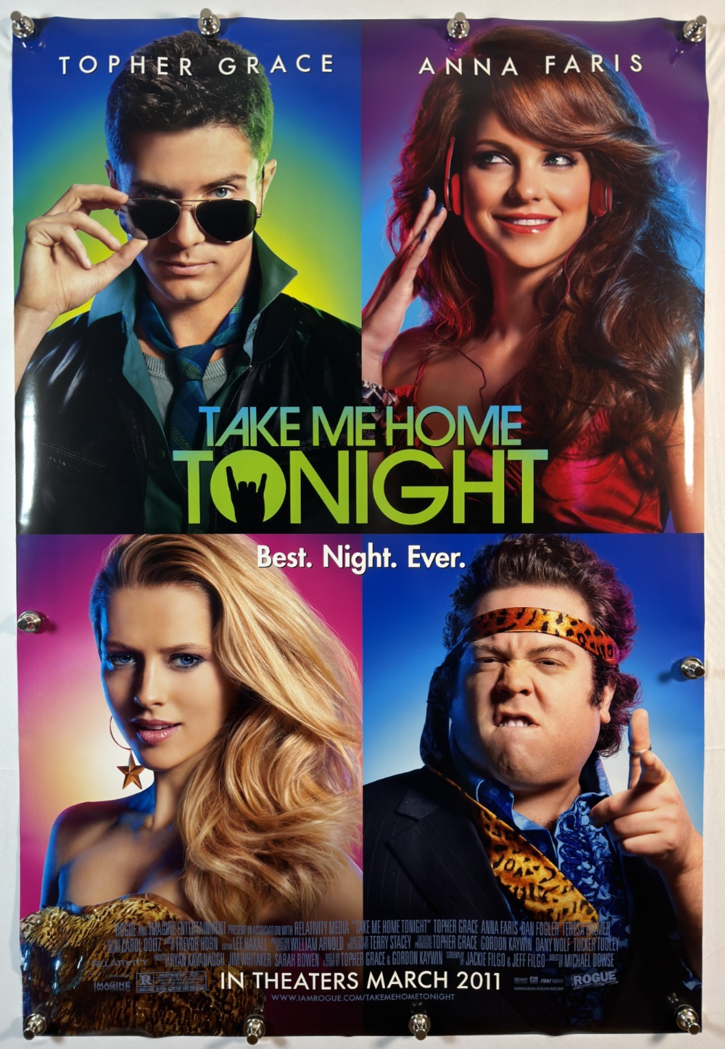 Take Me Home Tonight (2011) - Original Movie Poster - 27 x 40 - Rolled DS