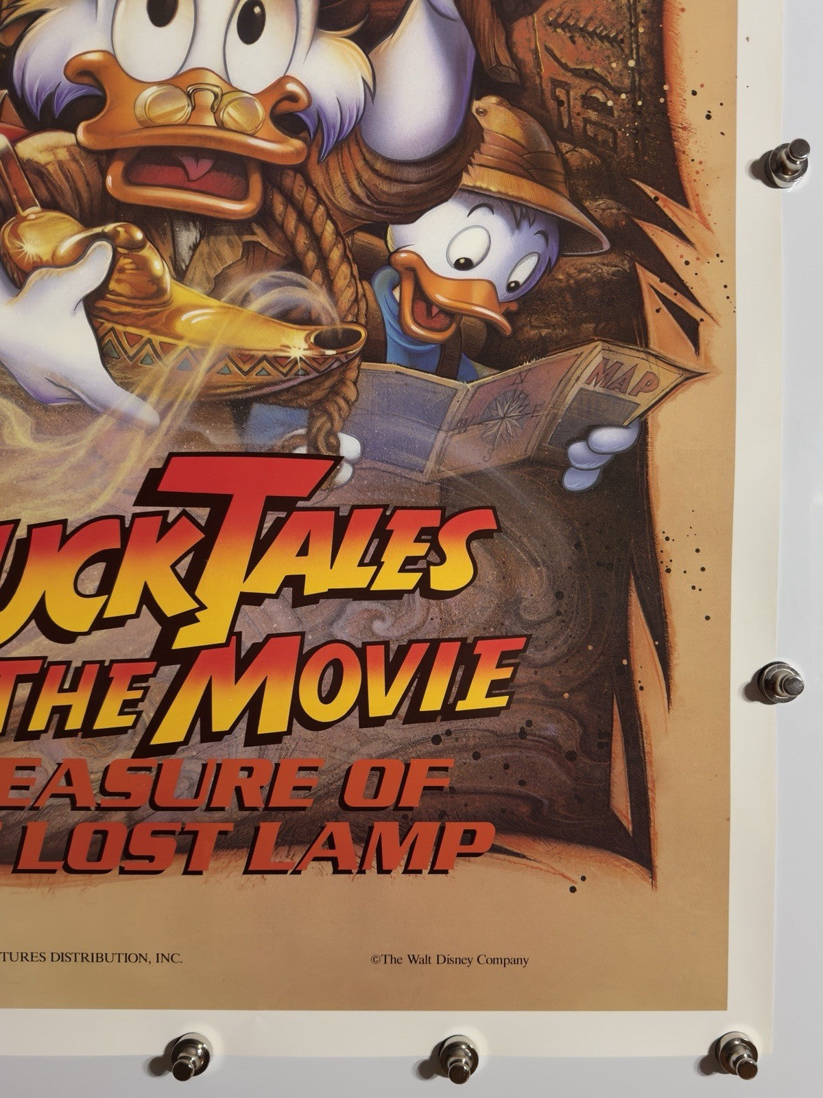 DuckTales the Movie - Original Movie Poster - 1990 - Rolled DS