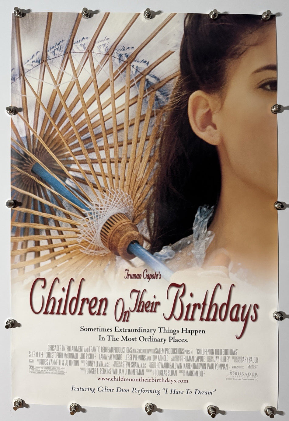 CHILDREN ON THEIR BIRTHDAYS 2002 Original Movie Poster 27x40 DS Rolled Sheryl Lee - Joe's Geek VLT
