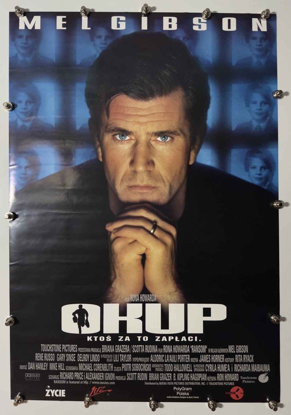 RANSOM 1996 Polish Movie Poster 27x39 SS Rolled Mel Gibson - Joe's Geek VLT