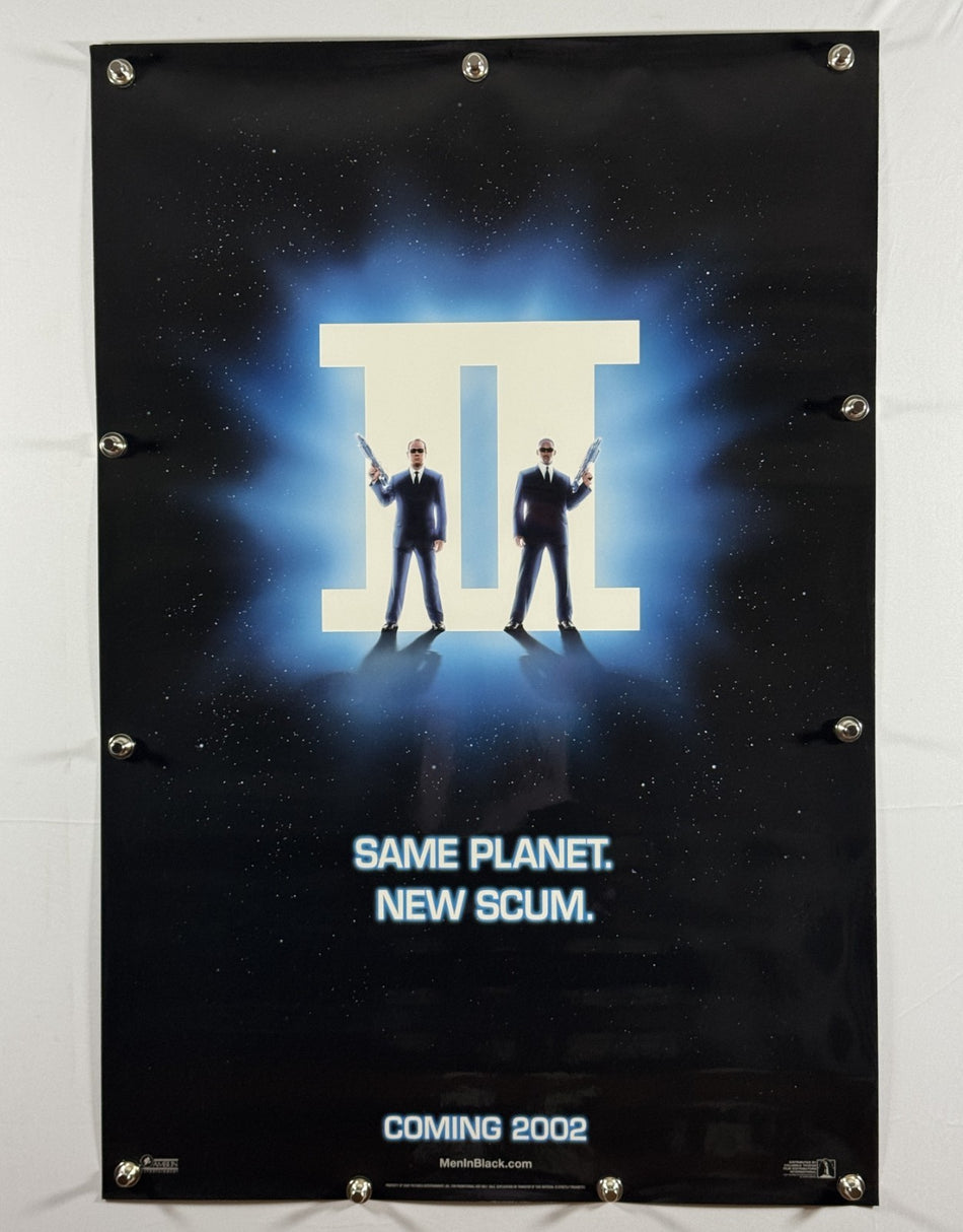 Men In Black II 2002 Original Movie Poster 27x40 DS Rolled Teaser Will Smith Tommy Lee Jones - Joe's Geek VLT