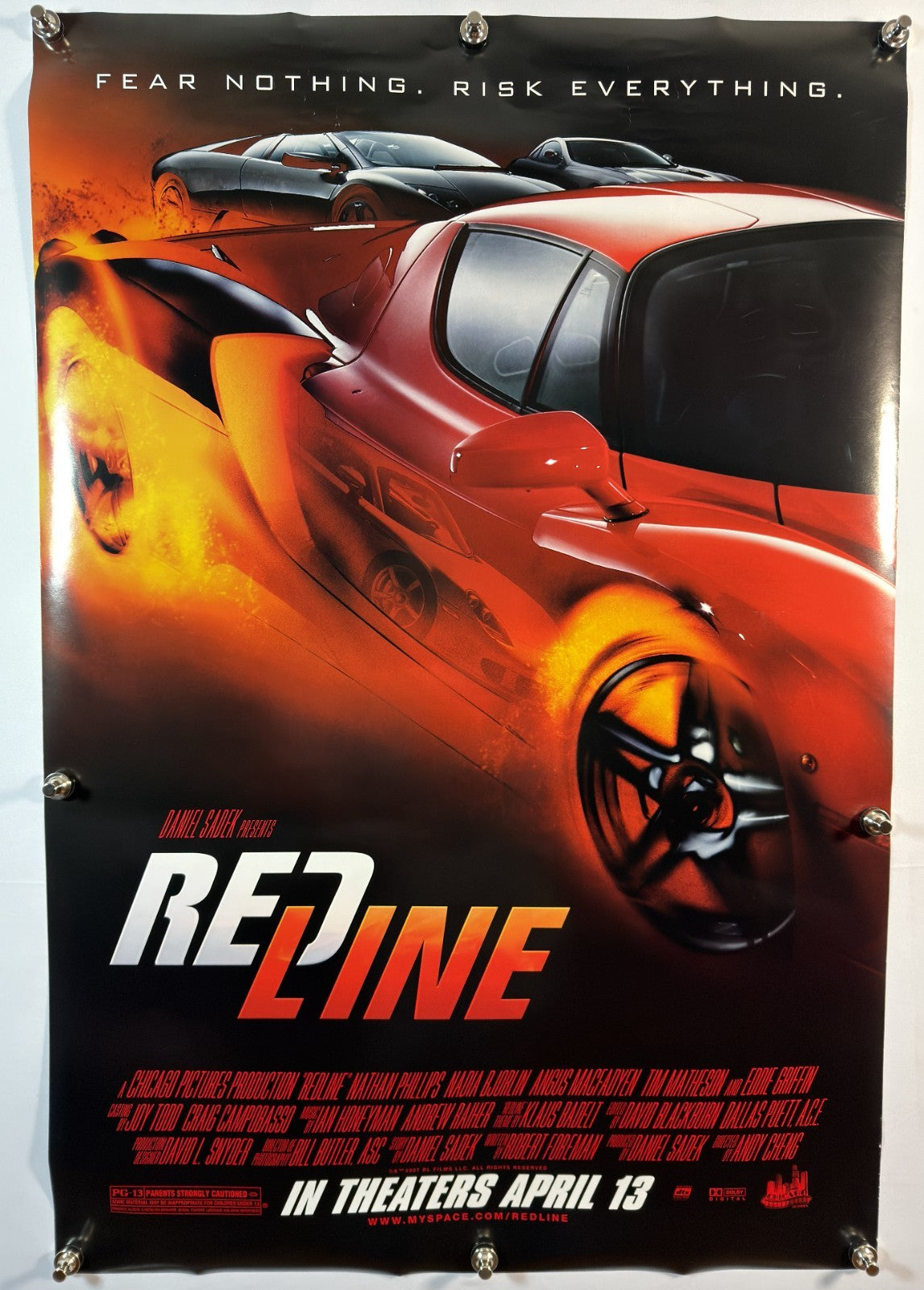Red Line (2007) - Original Movie Poster - 27 x 40 - Rolled DS