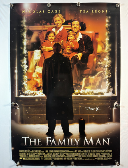 The Family Man 2000 Original Movie Poster 27x40 DS Rolled Nicolas Cage Téa Leoni - Joe's Geek VLT