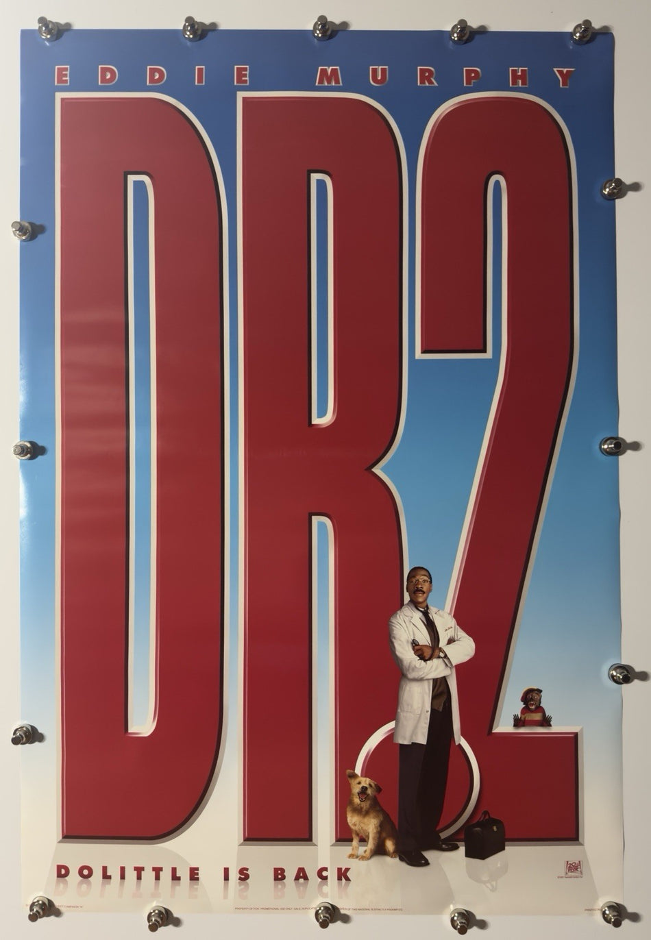 DR. DOLITTLE 2 2001 Original Movie Poster 27x40 DS Rolled Style A Eddie Murphy - Joe's Geek VLT