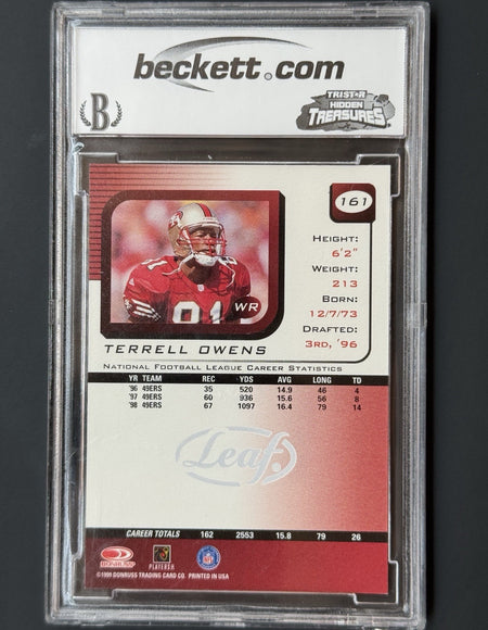 1999 Leaf Rookies & Stars - Terrell Owens #161