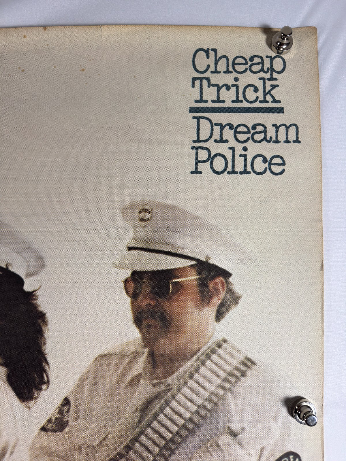Cheap Trick Dream Police Vintage Oversized Promo Poster ©1979 CBS B-35773