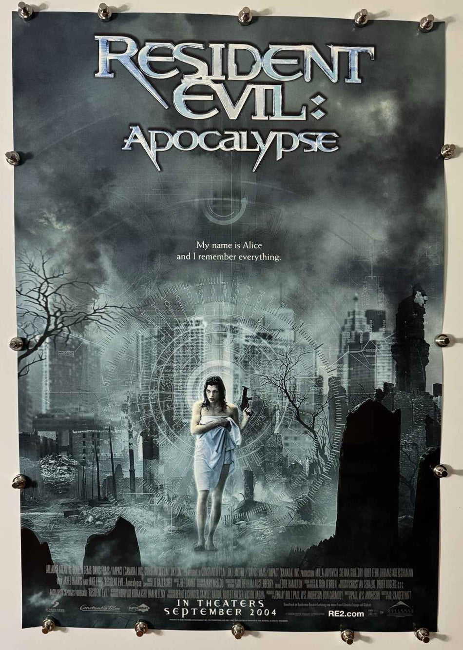 RESIDENT EVIL: APOCALYPSE 2004 Original Movie Poster 27x40 SS Rolled Milla Jovovich - Joe's Geek VLT
