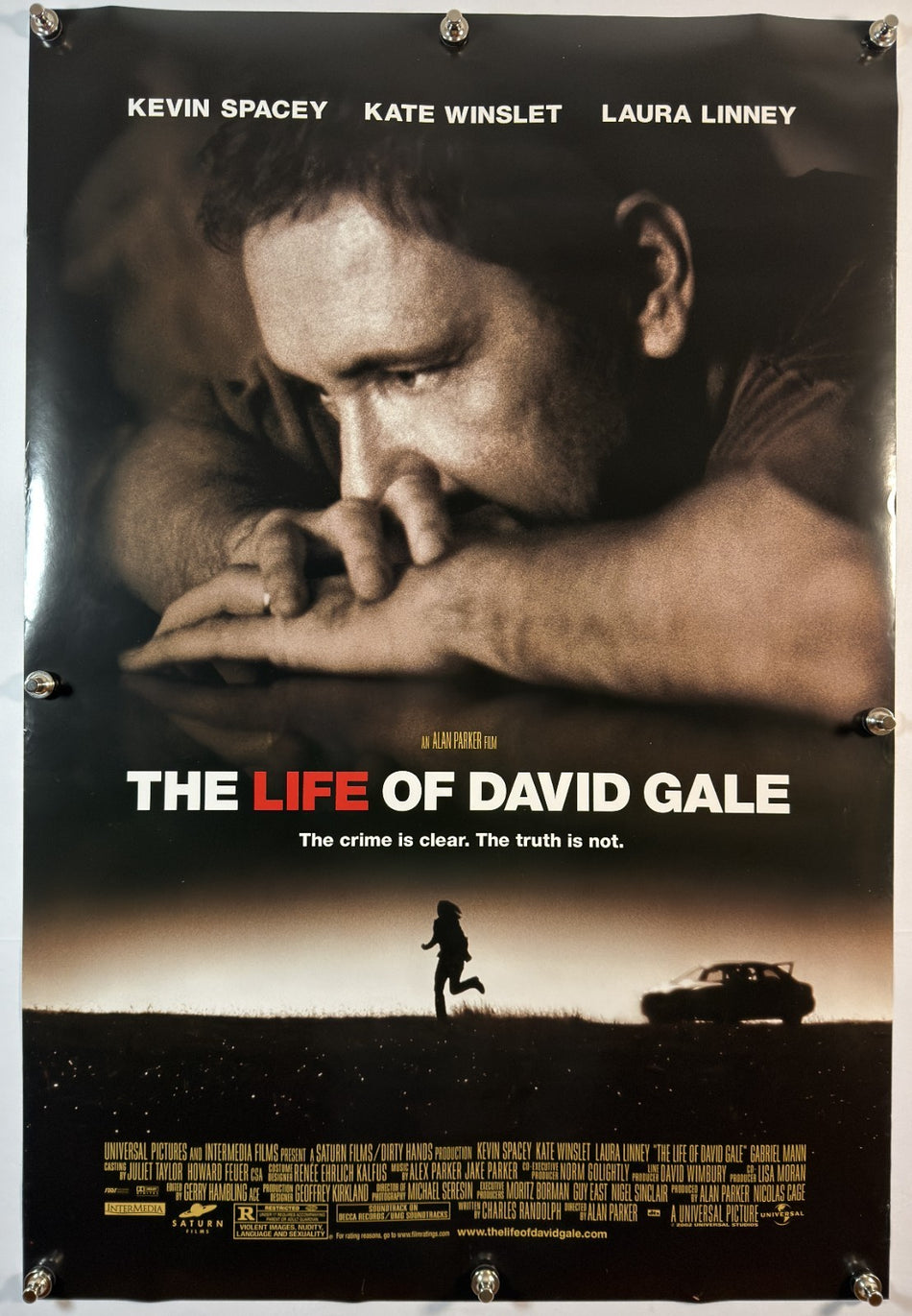The Life of David Gale (2003) - Original Movie Poster - 27 x 40 - Rolled DS