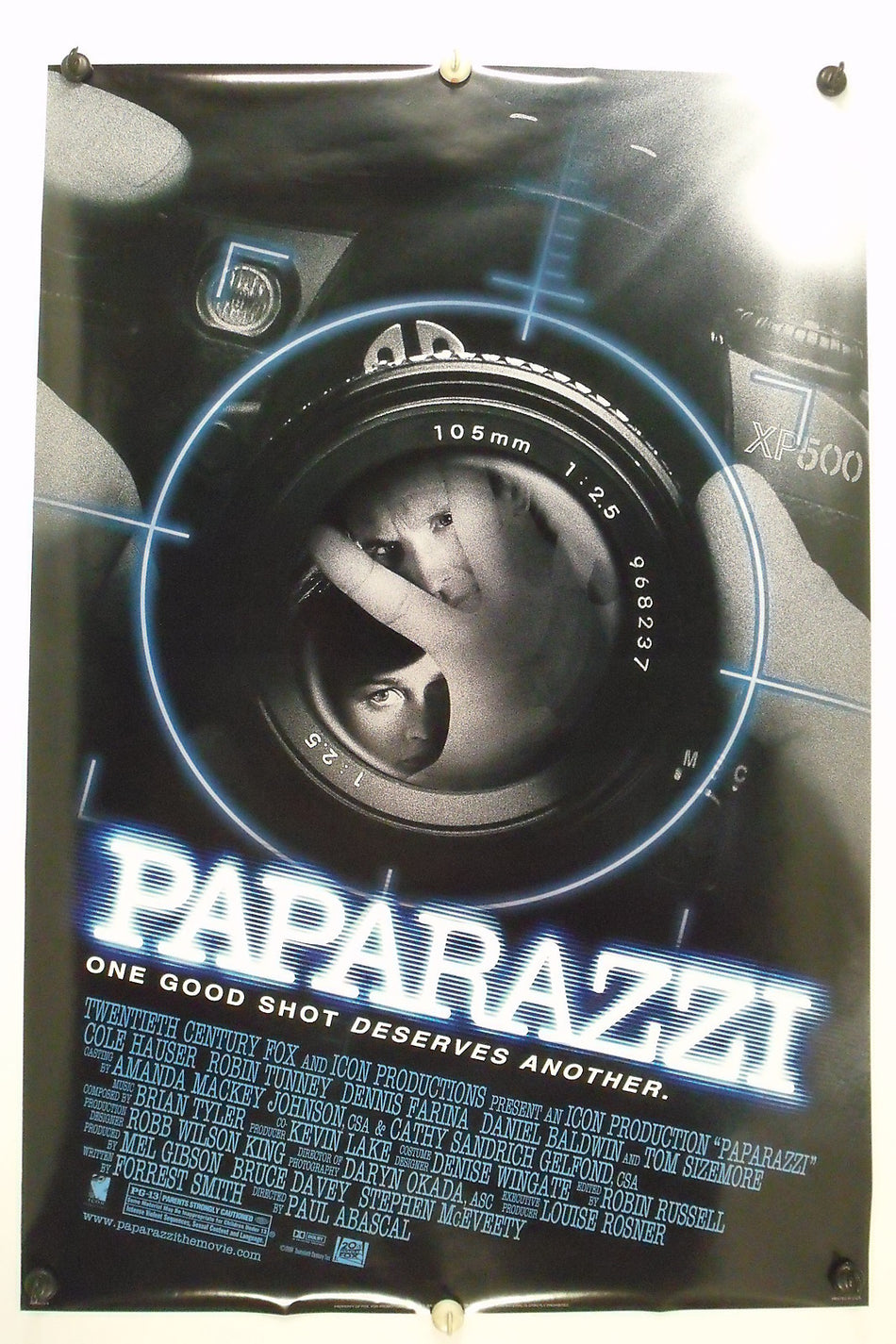 PAPARAZZI 2004 Original Movie Poster 27x40 DS Rolled Cole Hauser - Joe's Geek VLT