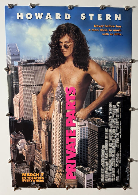 PRIVATE PARTS 1997 Original Movie Poster 27x40 DS Rolled Howard Stern - Joe's Geek VLT