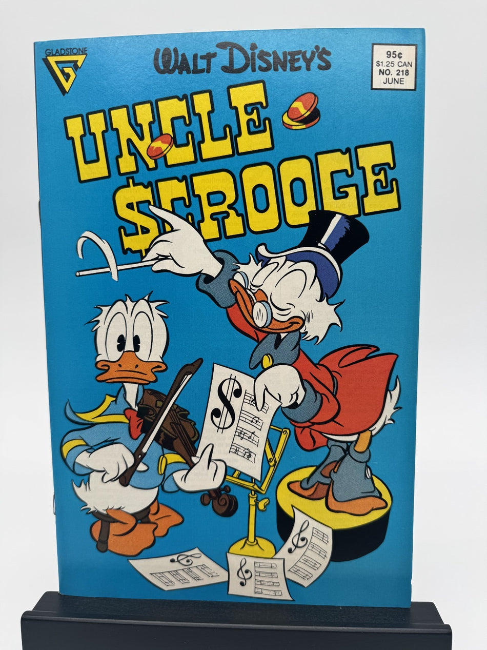 Walt Disney’s Uncle Scrooge #218 — Gladstone — June 1987