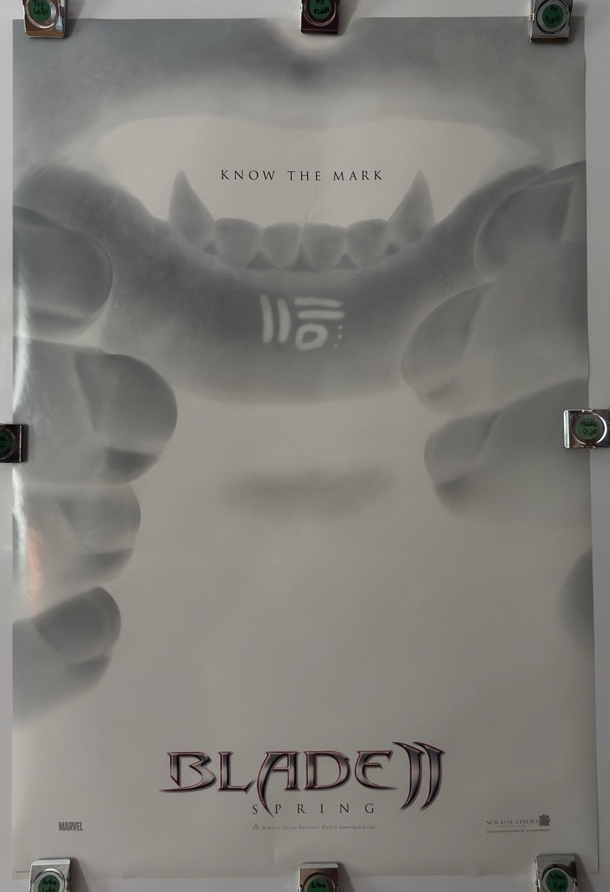 BLADE II 2002 Original Movie Poster 27x40 DS Rolled Wesley Snipes