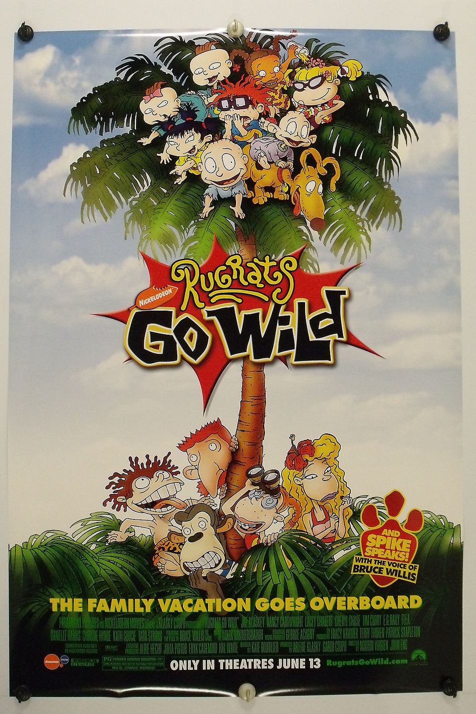 RUGRATS GO WILD 2003 Original Movie Poster 27x40 DS Rolled Tommy Pickles - Joe's Geek VLT