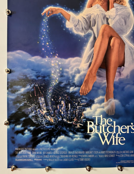 THE BUTCHER'S WIFE 1991 Original Movie Poster 27x40 DS Rolled Demi Moore - Joe's Geek VLT