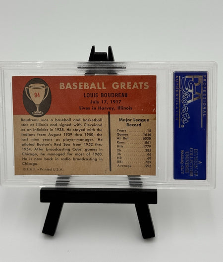 1961 Fleer Baseball Greats - Lou Boudreau #94