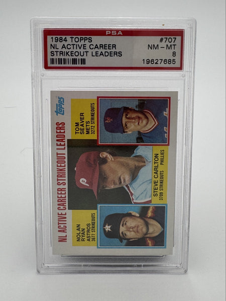1984 Topps - Career Leaders Nolan Ryan, Steve Carlton, Tom Seaver #707