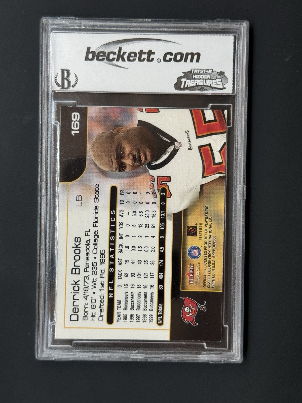 2000 Skybox - Derrick Brooks #169