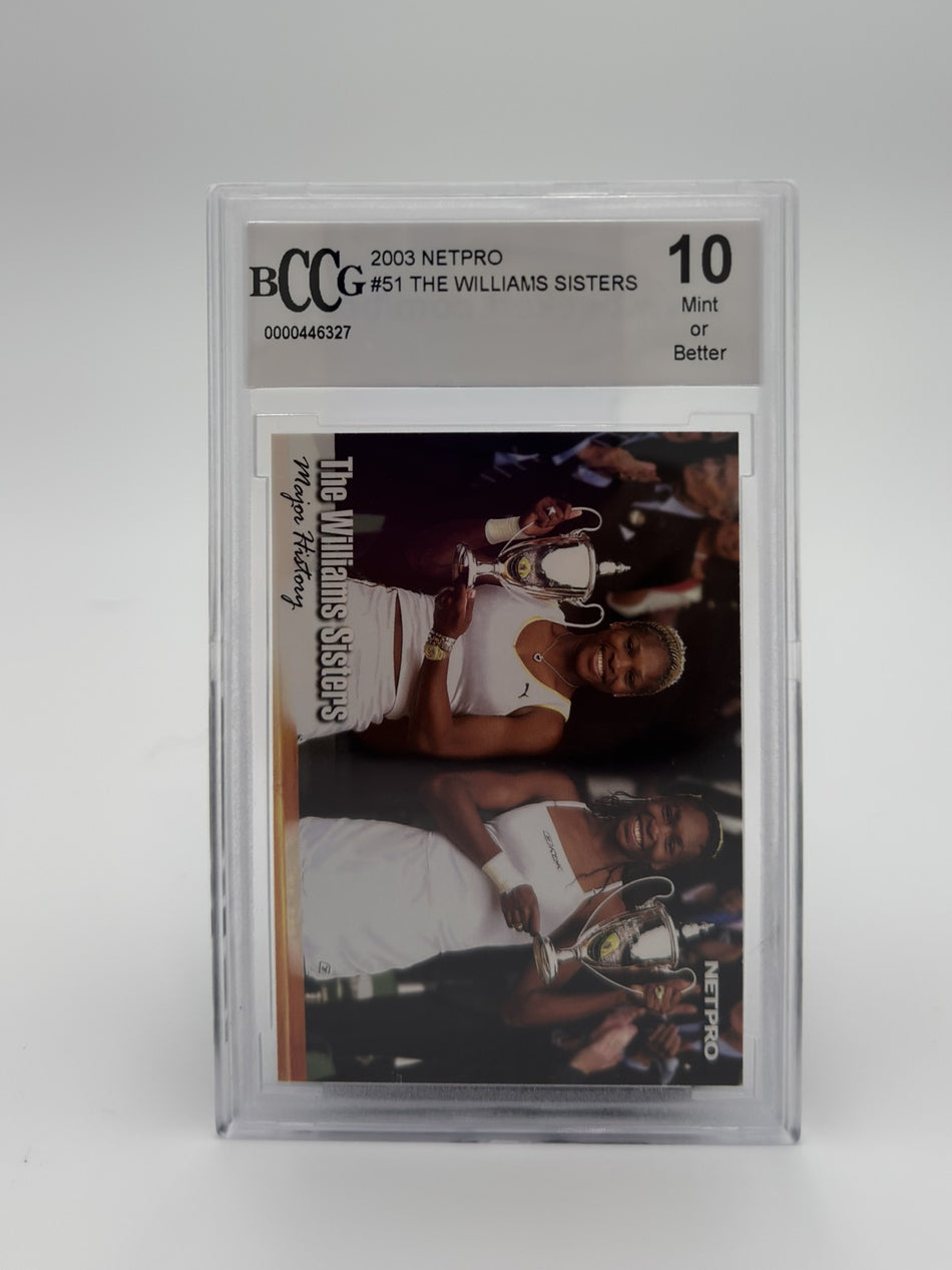 2003 NetPro - Serena Williams, Venus Williams #51 (RC)