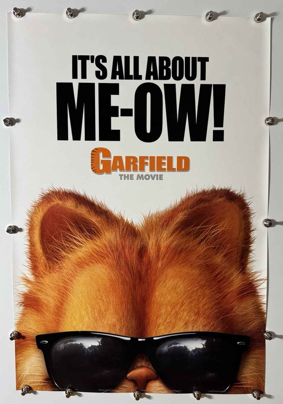 GARFIELD: THE MOVIE 2004 Original Movie Poster 27x40 DS Rolled Style A Bill Murray - Joe's Geek VLT