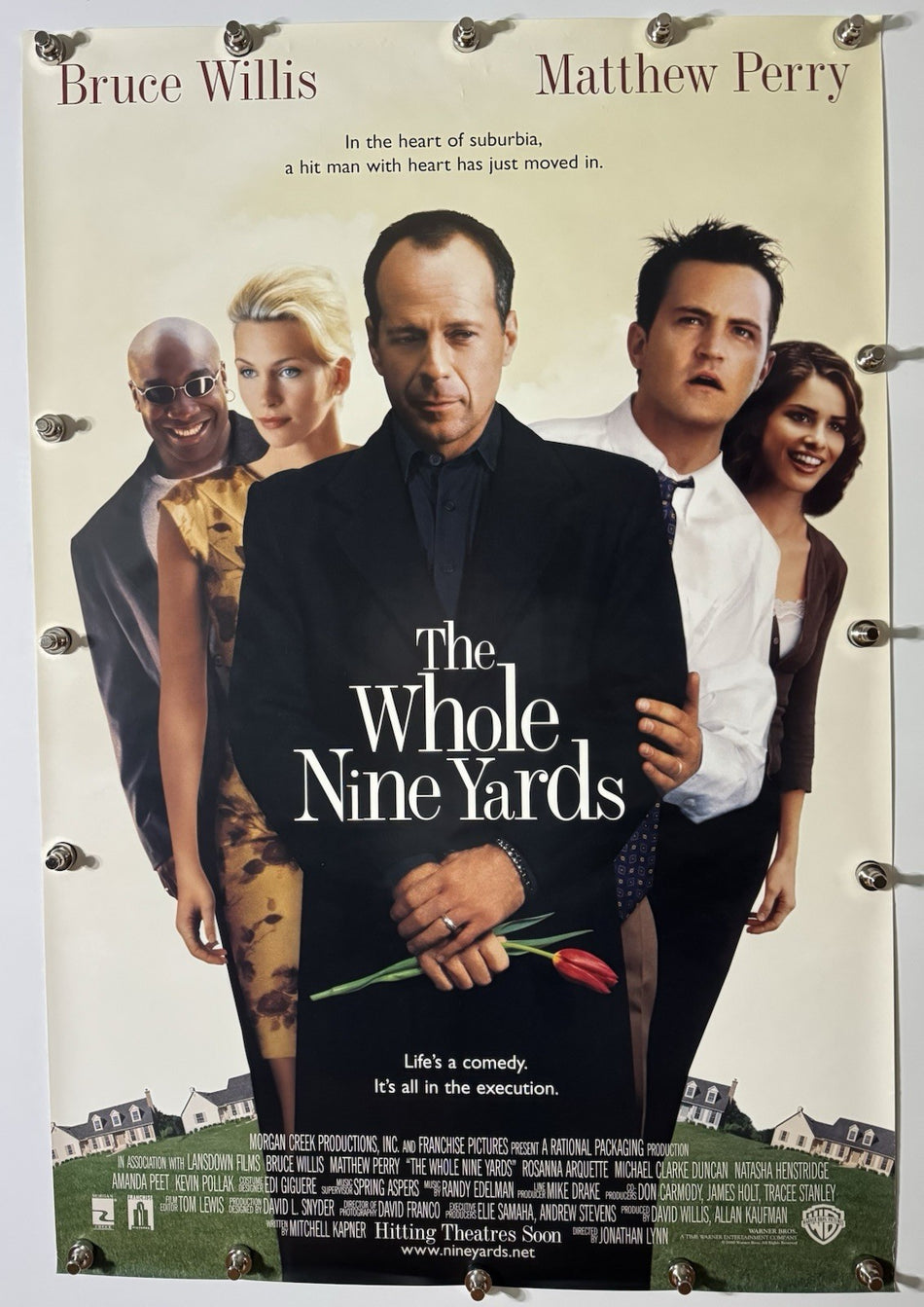 THE WHOLE NINE YARDS 2000 Original Movie Poster 27x40 DS Rolled Bruce Willis
