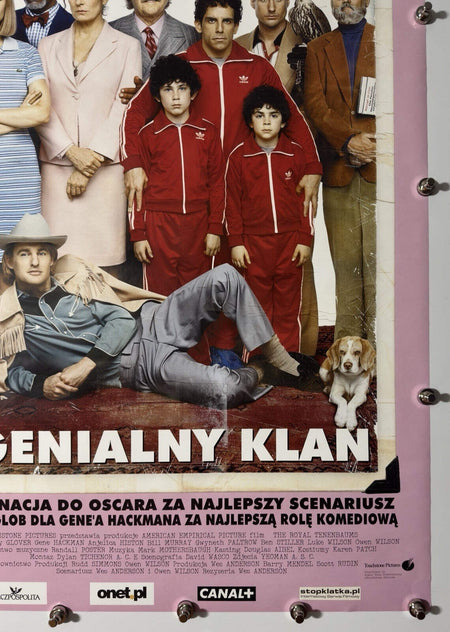 Royal Tenenbaums - Original Movie Poster - 2001 - Rolled SS