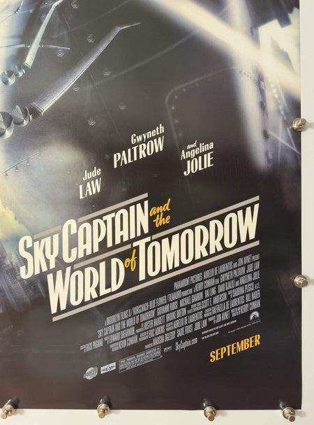 Sky Captain and the World of Tomorrow - Original Movie Poster - 2004 - Rolled DS