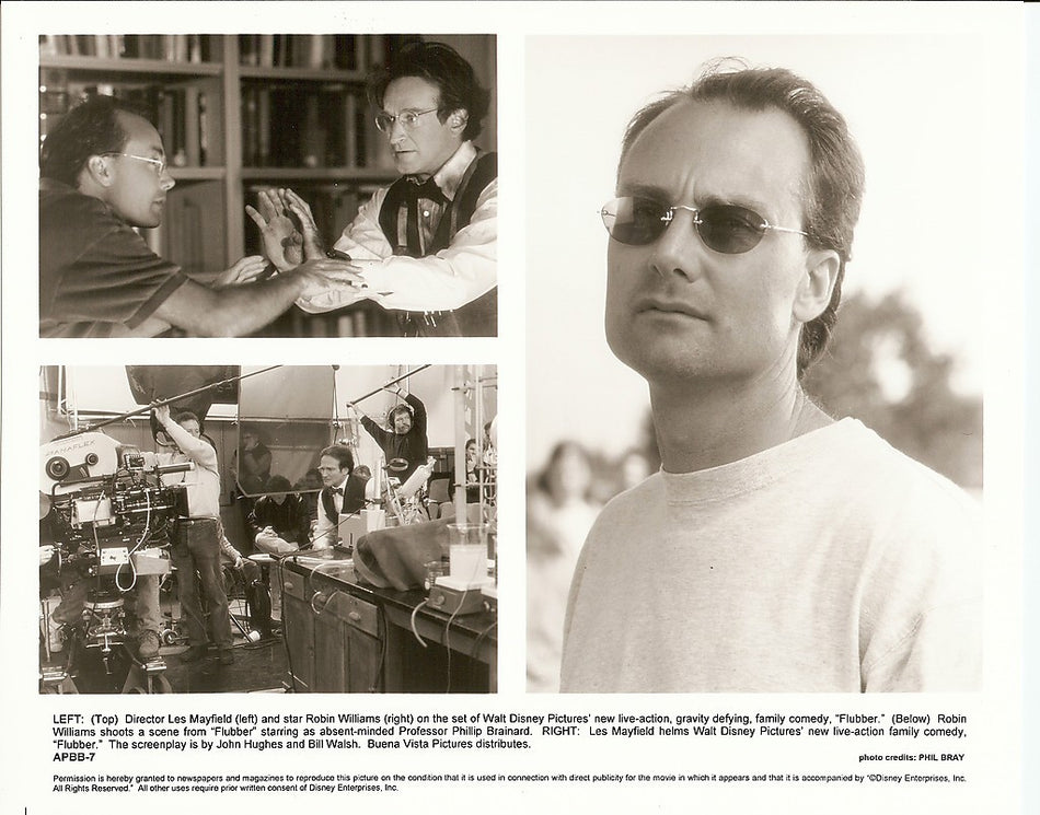 DISNEY'S FLUBBER 1997 Original Movie Still 8x10 Robin Williams