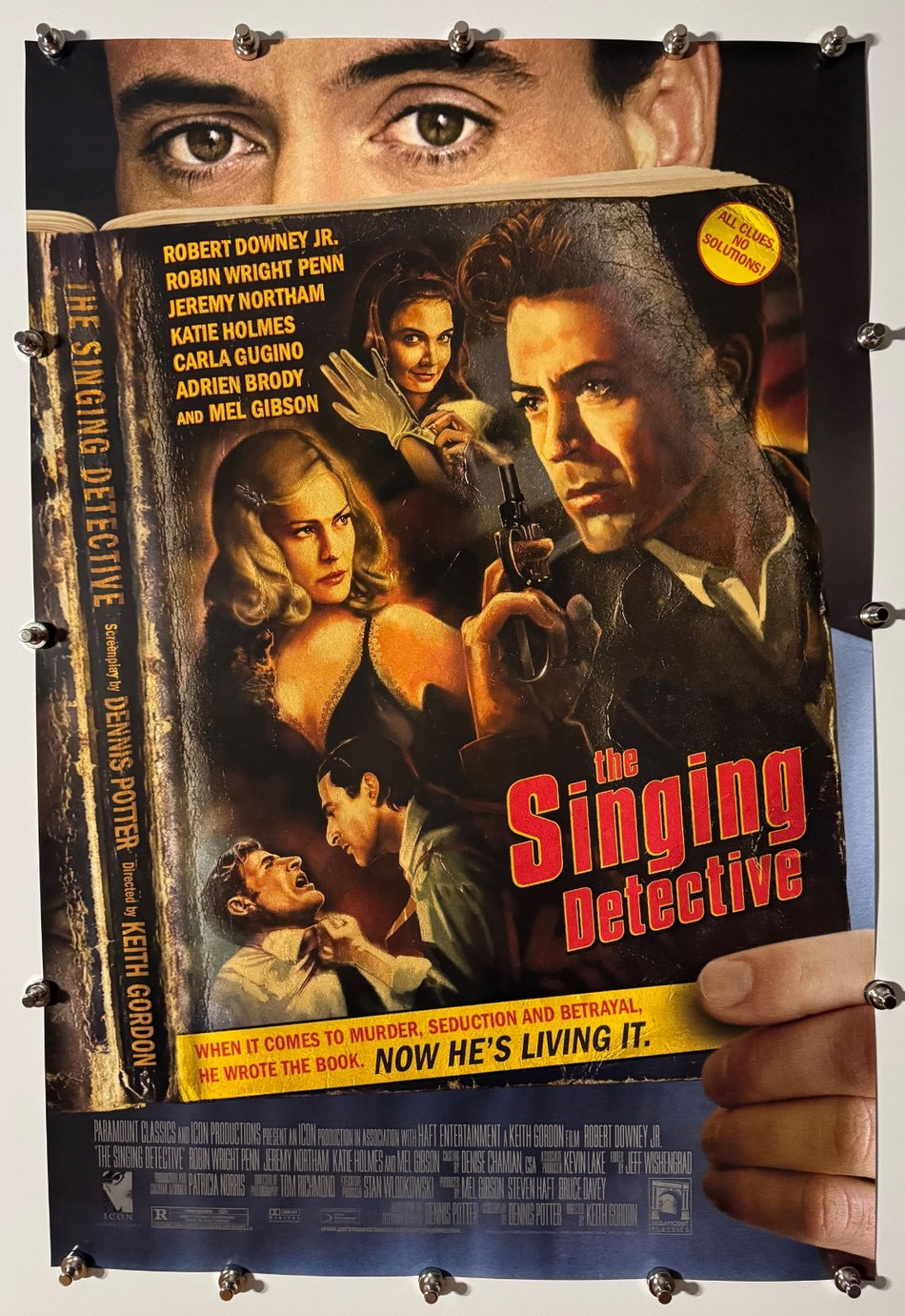 THE SINGING DETECTIVE 2003 Original Movie Poster 27x40 SS Rolled Robert Downey Jr