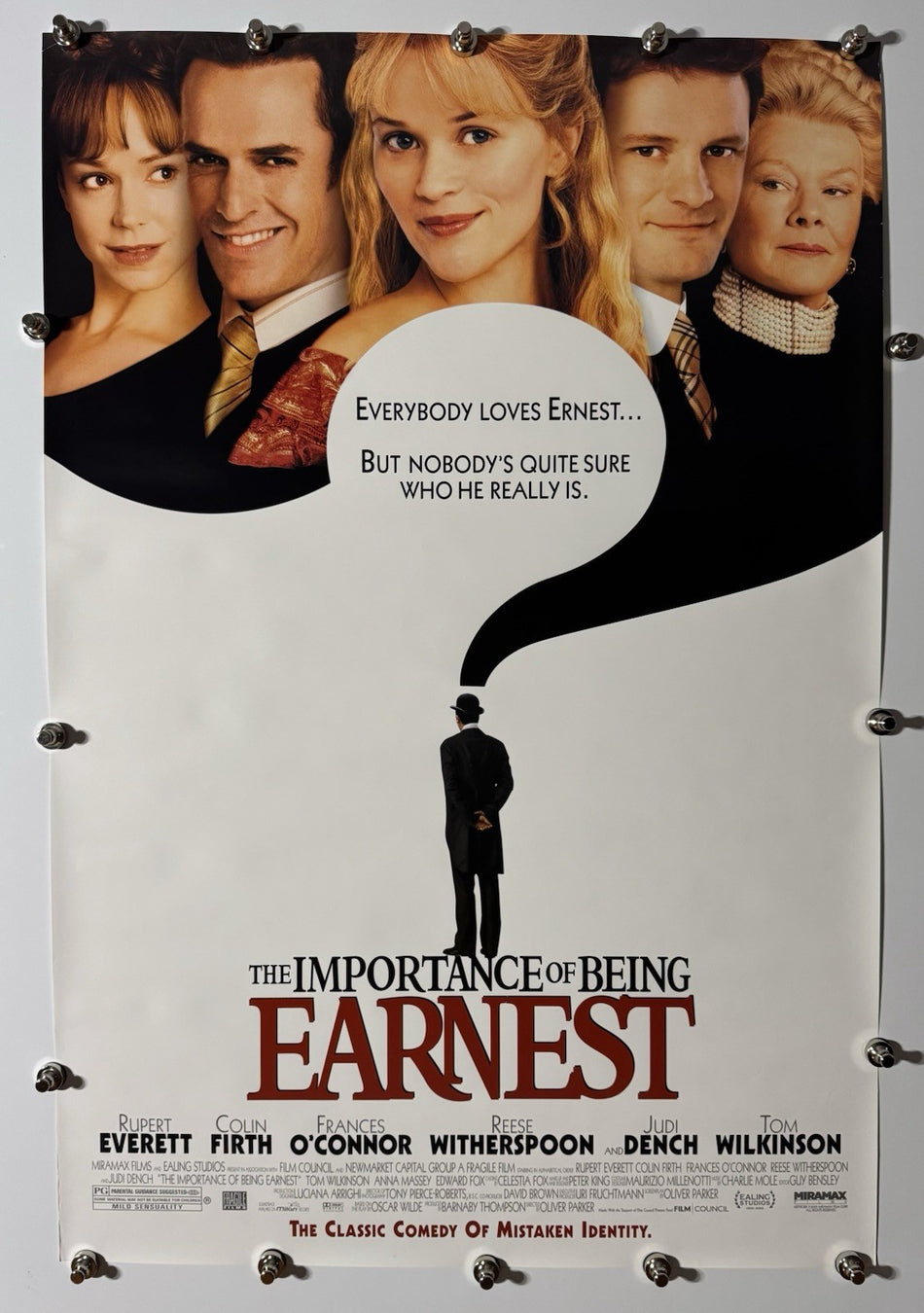 THE IMPORTANCE OF BEING EARNEST 2002 Original Movie Poster 27x40 DS Rolled Reese Witherspoon
