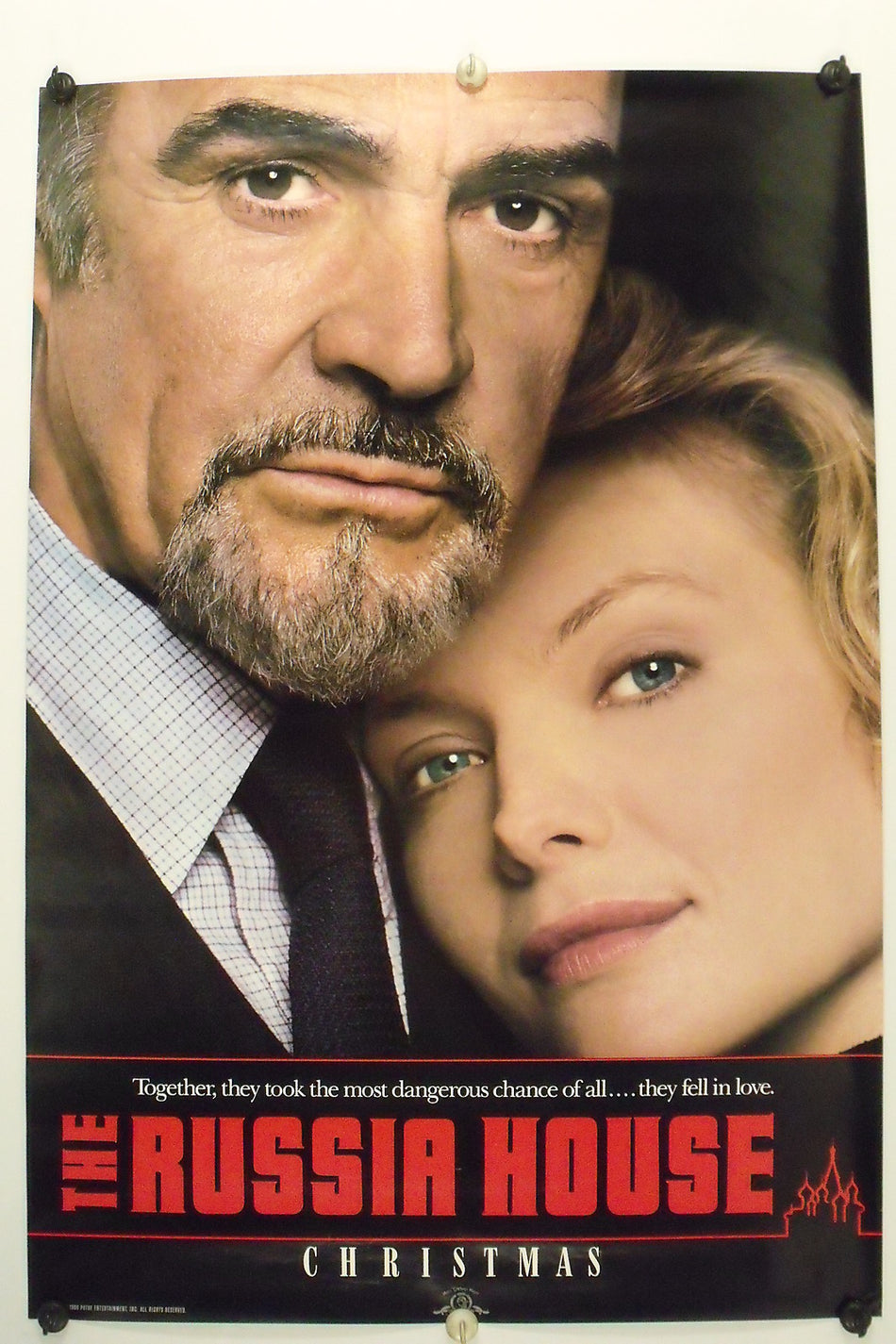 THE RUSSIA HOUSE 1990 Original Movie Poster 27x40 SS Rolled Sean Connery