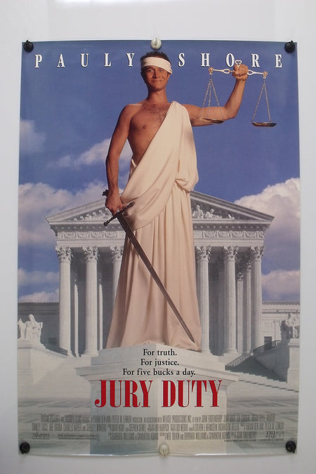 JURY DUTY 1995 Original Movie Poster 27x40 SS Rolled Pauly Shore - Joe's Geek VLT