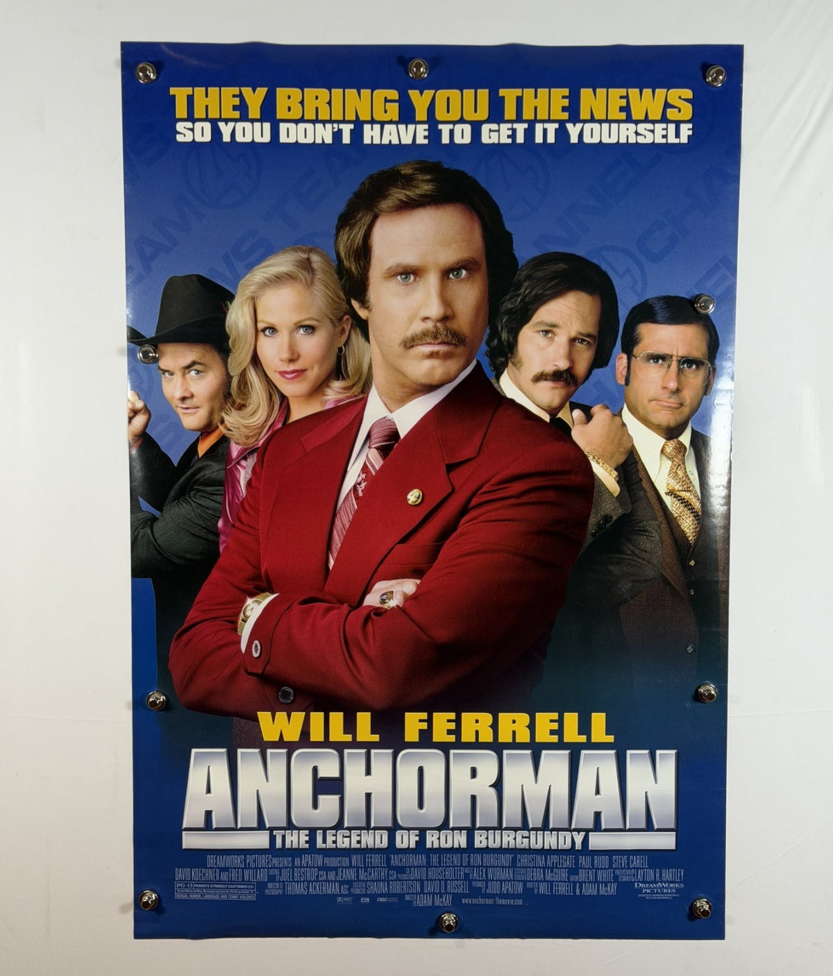 Anchorman (2004) - (B) - Original Movie Poster - 27 x 40 - Rolled DS
