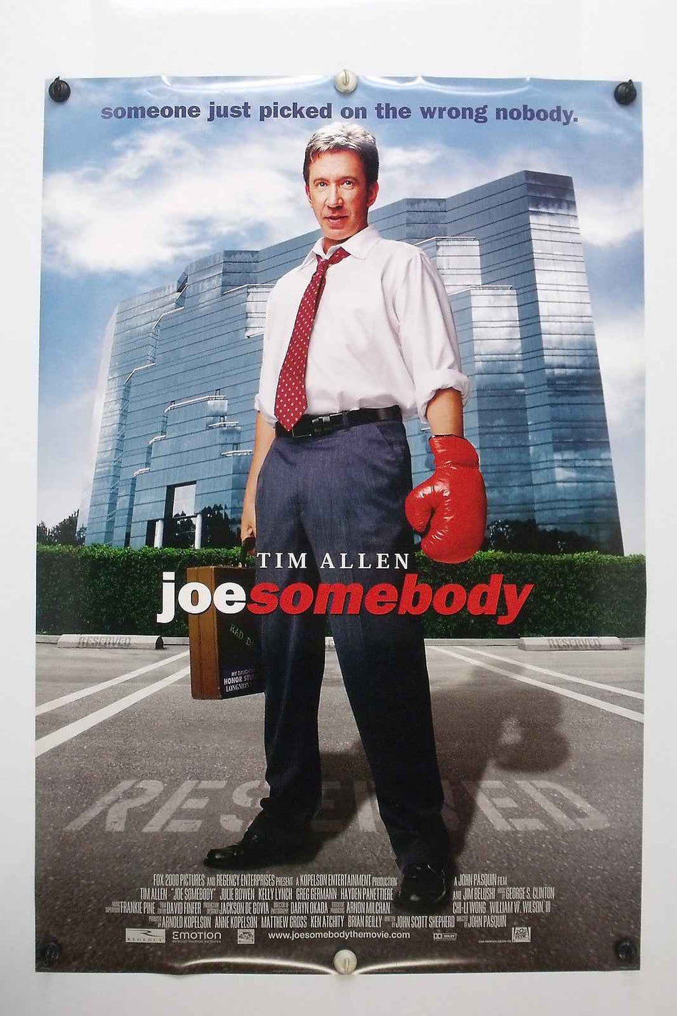 JOE SOMEBODY 2001 Original Movie Poster 27x40 DS Rolled Style A Tim Allen - Joe's Geek VLT
