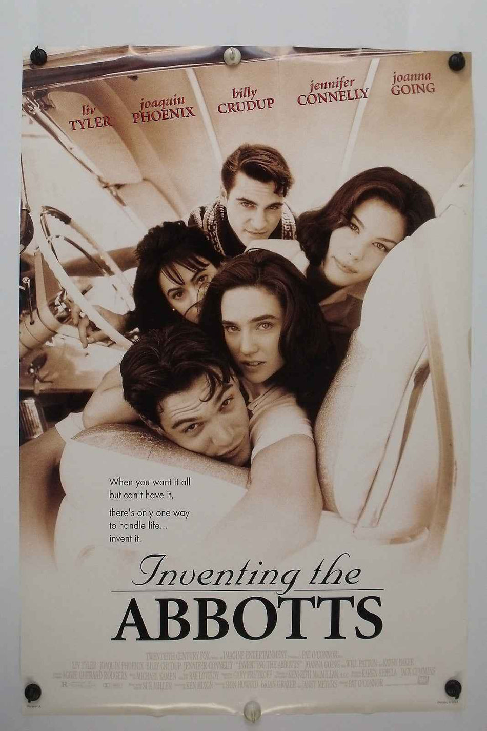 INVENTING THE ABBOTTS 1997 Original Movie Poster 27x40 DS Rolled Liv Tyler - Joe's Geek VLT