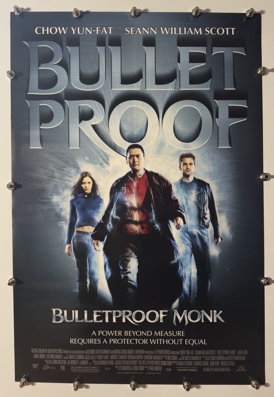 BULLETPROOF MONK 2003 Original Movie Poster 27x40 DS Rolled Chow Yun-Fat