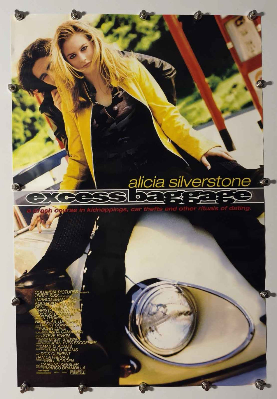 EXCESS BAGGAGE 1997 Original Movie Poster 27x40 DS Rolled Alicia Silverstone - Joe's Geek VLT