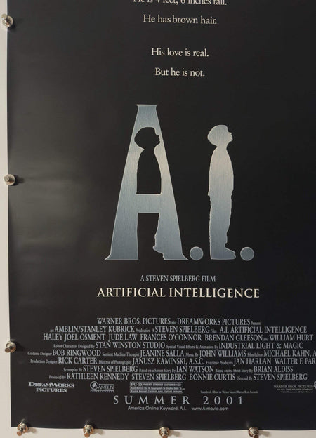 A.I. Artificial Intelligence - Original Movie Poster - 2001 - Rolled DS